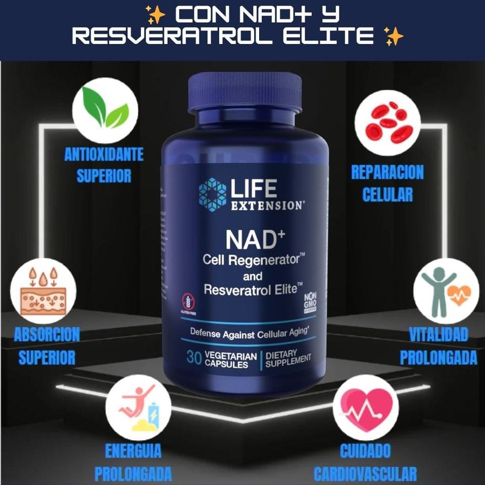 Suplemento Optimizado Nad Y Resveratrol