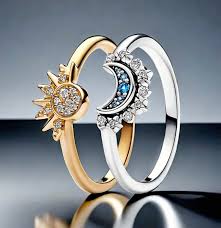 Anillo Sol y Luna 2 en 1