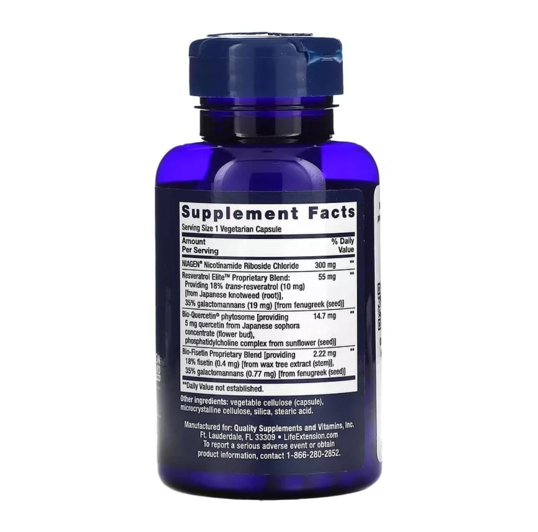 Suplemento Optimizado Nad Y Resveratrol