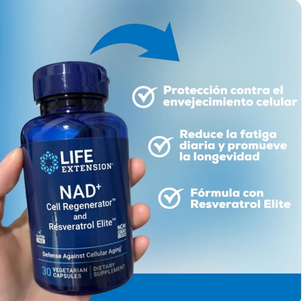 Suplemento Optimizado Nad Y Resveratrol